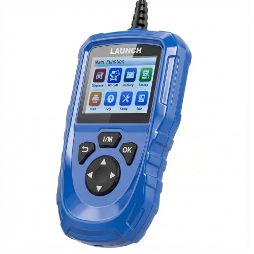 LAUNCH CR HD V2 Commercial Vehicle Standard Configuration Supports HD OBD & EOBD  Fast Fault Code Reading/Clearing, Battery Check