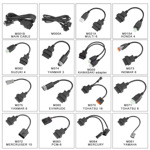 OBDSTAR MarineMaster for Jet ski, Outboard, Inboard, Generator, Read/Clear Code, Data Flow, Freeze Frames, Action Test