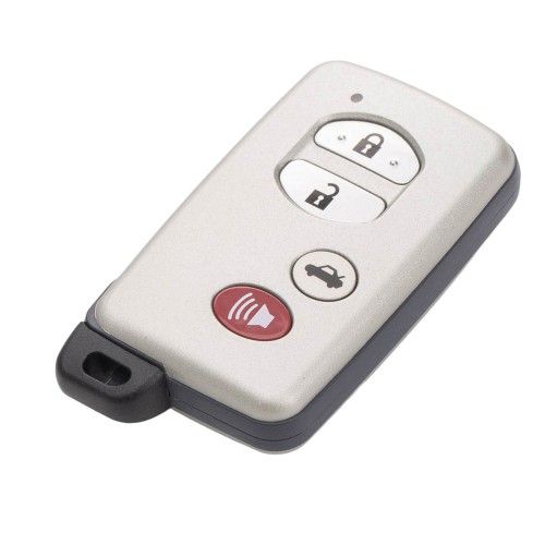 KEYDIY KD TDB03-4(Silver Gray) for Toyota Universal Smart Remote Key 3+1 Buttons With Grey Key Shell 5PCS