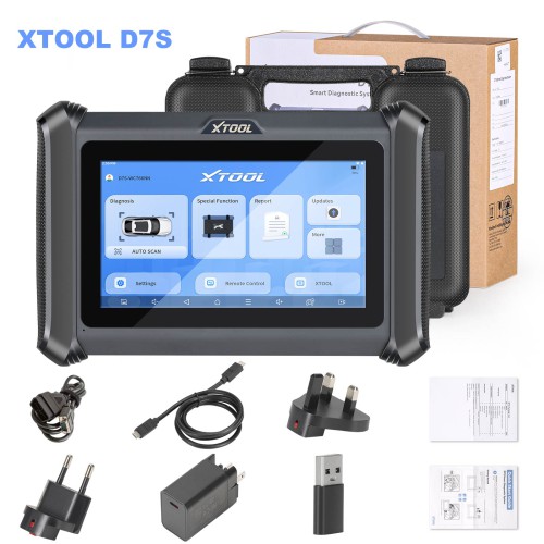 XTOOL D7S Automotive Diagnostic Tool Full-System Diagnosis All OBD2 Functions 15 Supported Languages