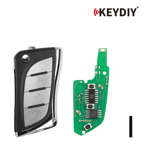 KEYDIY KD B24-3 Universal Flip Remote Key 3 Buttons for Lexus Type 5PCS