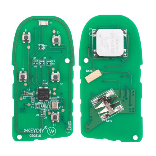 KEYDIY KD NB21-4 Universal Flip Remote Key 3+1 Buttons Knife Type 5PCS