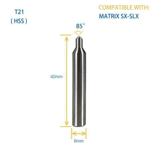 GODIAG T21 85° Tracer D6x85°x40x1T-P-0.8 For SILCA MATRIX PRO, MATRIX EVO, MATRIX SLX, MATRIX SX, MATRIX S
