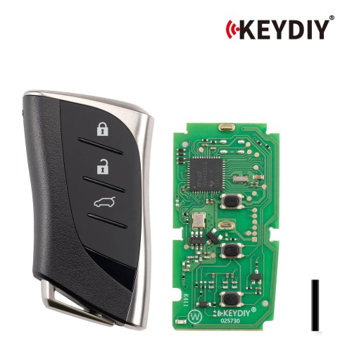 KEYDIY KD TB42-3 Universal Smart Remote Key 3 Buttons for Lexus Type 5PCS