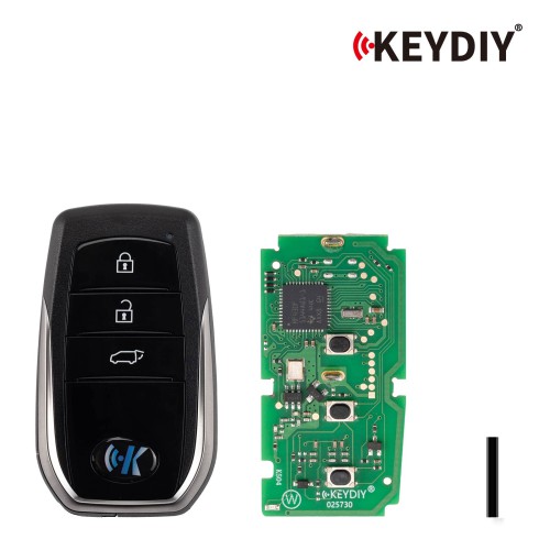 KEYDIY KD TB01-3 for Toyota for Lexus Universal Smart Remote Key 3 Buttons With 8A Transponder 5PCS