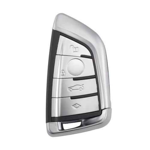 OEM Key Shell for BMW G-Chassis, 4 Buttons, Knife Style, with Silver Diamond-shaped Buttons, No Logo, Shell Only 5PCS