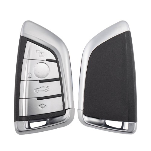 OEM Key Shell for BMW G-Chassis, 4 Buttons, Knife Style, with Silver Diamond-shaped Buttons, No Logo, Shell Only 5PCS