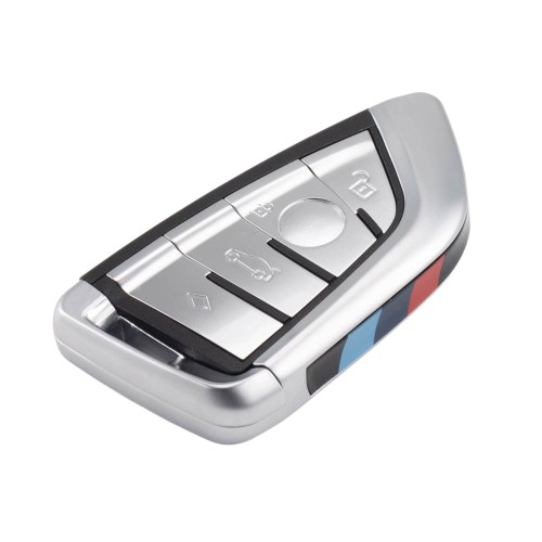 OEM Key Shell for BMW G-Chassis, 4 Buttons, Knife Style, with Silver Diamond-shaped Buttons, No Logo, Shell Only 5PCS