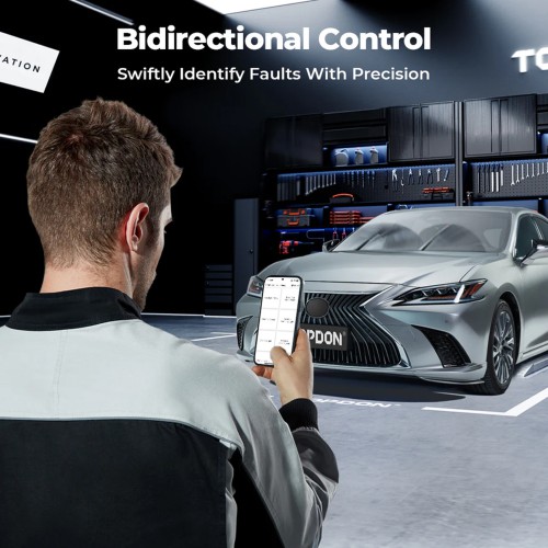 TOPDON TopScan Lite Supports 10 OBD2 Testing Modes, 8 Service Functions, 1 Year of Free Update & Warranty