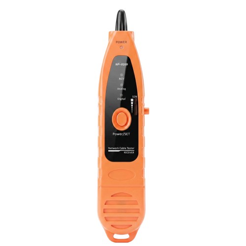 KOLSOL NF-8209 LCD Display Measure Length Lan Cable POE Wire Checker Cat5 Cat6 Lan Test Network Tool Scan Cable Wiremap Tester