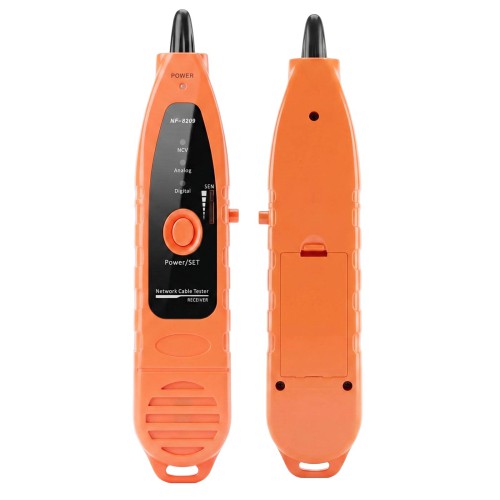 KOLSOL NF-8209 LCD Display Measure Length Lan Cable POE Wire Checker Cat5 Cat6 Lan Test Network Tool Scan Cable Wiremap Tester