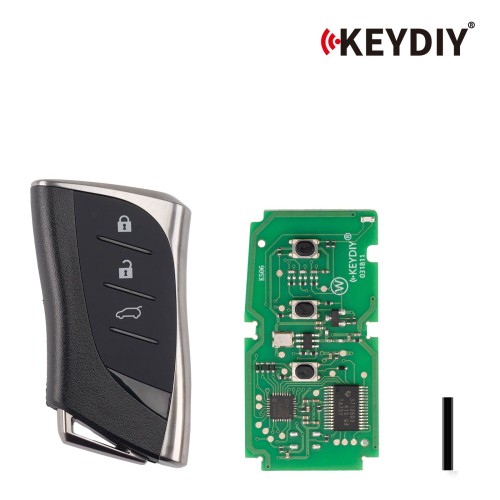 KEYDIY KD TDB42-3 Universal Smart Remote Key 3 Buttons for Lexus Type 5pcs
