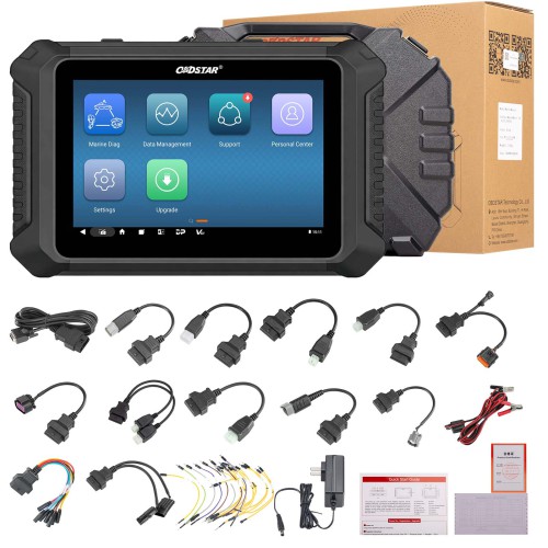 OBDSTAR MarineMaster A: Jet ski + B:Outboard Read/Clear Code, Data Flow, Freeze Frames, Action Test