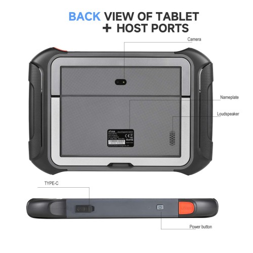 Xtool D9 MAX Diagnostic Scanner ECU Coding J2534 ECU Programming Tool Supports 45+ Service Functions Topology ADAS 3 Years Free Update