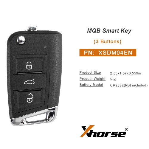 XHORSE XSDM04EN MQB Smart Key