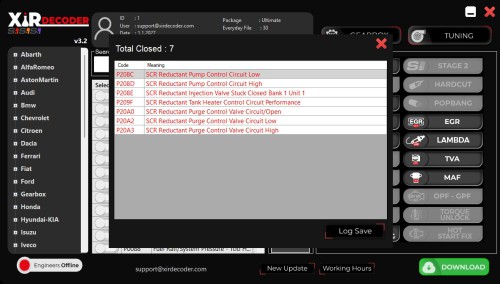 XirDecoder DTC - Chip Tuning - All Solutions Software Basic Version