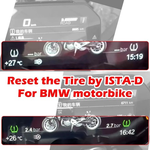 WOYO PL002 For BMW Motorcycle TPMS Activate Tool R1200 R1250, Assist ISTA-D Recognize All Known Tire Pressure Sensor ID to Reset TPMS