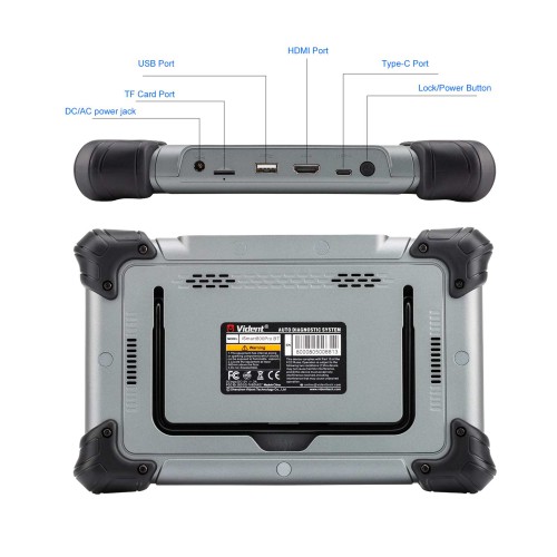 VIDENT iSmart800Pro BT Bluetooth Version Automotive Scan Tool, OBD2 Scanner, Supports Full System Diagnostics, Bi-Directional Test, 40+ Reset Services