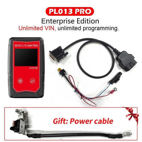 WOYO PL013 PRO for Porsche Cayenne 2018 to 2023 Lithium to AGM Battery Programmer Enterprise Edition With Unlimited Uses