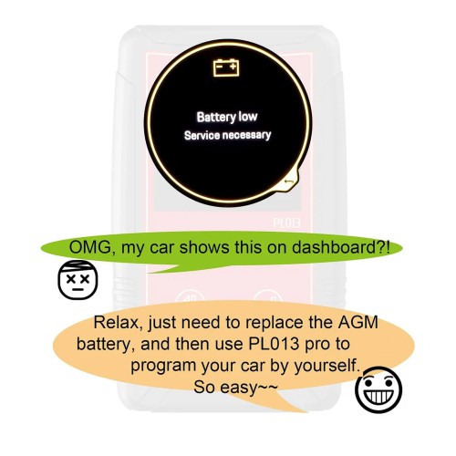 WOYO PL013 PRO for Porsche Cayenne 2018 to 2023 Lithium to AGM Battery Programmer Enterprise Edition With Unlimited Uses