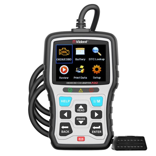 VIDENT iEasy310 Pro(Silver) Enhanced OBD2 Automotive Scanner Professional OBDII Code Reader Engine Fault Scan Tool Car Diagnostic Tool