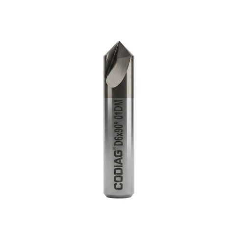 GODIAG 01DM 90° Dimple Cutter φ6x30Lx90°x2F For SILCA Futura Pro, Futura Pro Engraving, Futura Pro Automotive