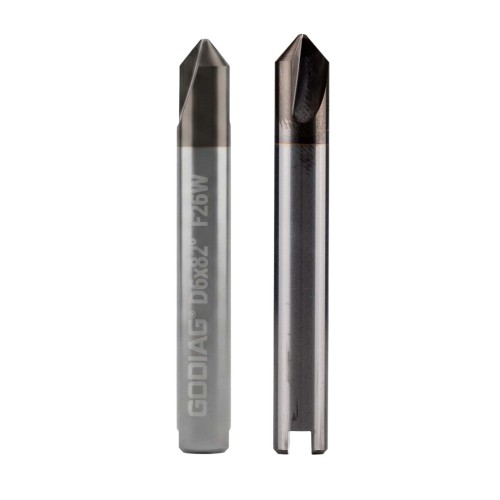 GODIAG F26W 82° Dimple Cutter φ6x82°x48L-0.8x2T For SILCA MATRIX PRO, MATRIX EVO, MATRIX SLX, MATRIX SX, MATRIX S 5PCS