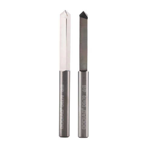 GODIAG 70MM Long Grinder Drill Bit D6x33x70 For Pistol Dills Used for Lock Cylinders & Safe Boxes Brass Locks