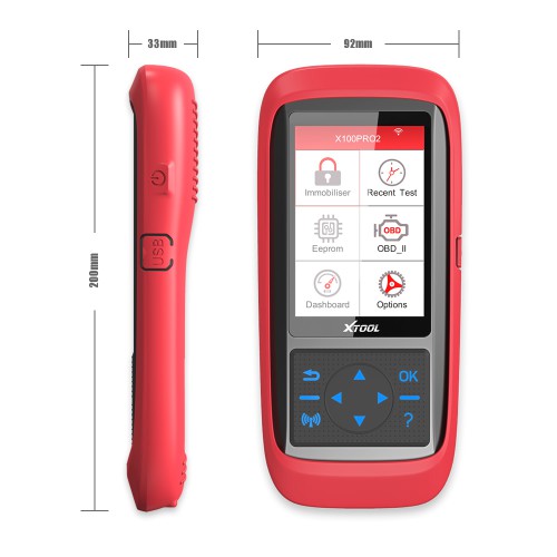 XTOOL X100 Pro2 Auto Key Programmer including EEPROM Adapter Free Update Online