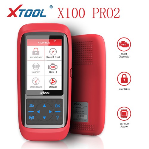 XTOOL X100 Pro2 Auto Key Programmer including EEPROM Adapter Free Update Online