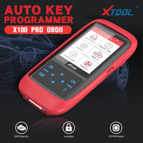 XTOOL X100 Pro2 Auto Key Programmer including EEPROM Adapter Free Update Online