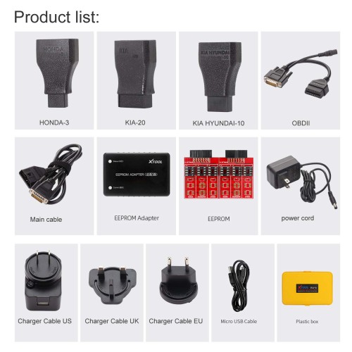 XTOOL X100 Pro2 Auto Key Programmer including EEPROM Adapter Free Update Online