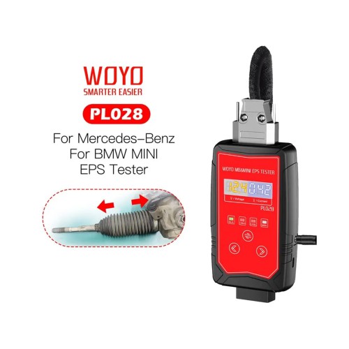 WOYO PL028 EPS Motor Device Driver Tester On Bench For Mercedes Benz & For BMW MINI R56 Wheel Steering Motor EPS Automotive Diagnostic Tool