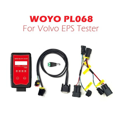 WOYO PL068 EPS Tester For Volvo V60/S60 II/XC90II/V90II/XC60II/XC40/POLESTAR2 Steering Wheel Motor Detector, Automotive Diagnostic Tool on Bench
