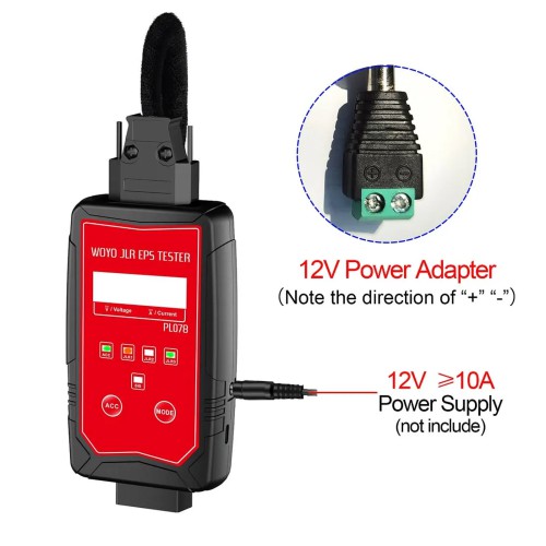 WOYO PL078 EPS Tester For Land Rover & For Jaguar Steering Wheel Motor Detector On Bench