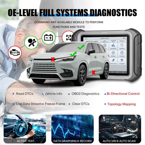XTOOL X100 MAX Key Programmer 42+ Reset ECU Programming With KC501 All Key Lost Car Diagnostic Tool