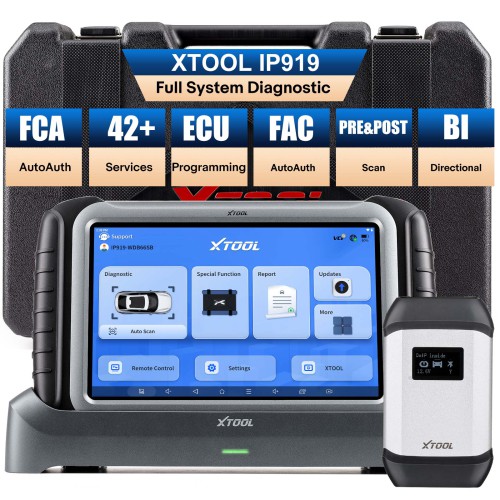 XTOOL IP919 Full System Diagnostic Support ECU Coding DOIP / CANFD Protocol & FCA AutoAuth