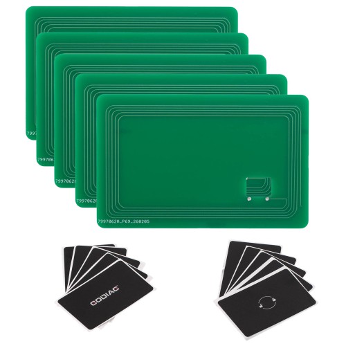 5 Pieces of Replacement NFC Key Cards, For Tesla, For BMW, For Xpeng, For AITO, For NIO, For BYD, and More