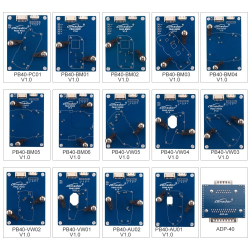 LONSDOR Adapter Encrypted Solder-Free Adapter Kit 15 Pieces of Adapter Boards