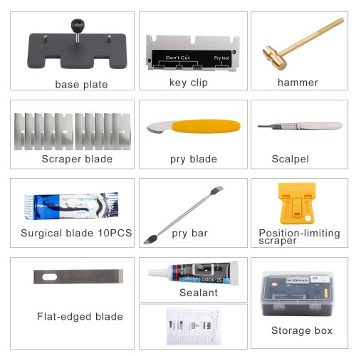 YANHUA Btool - BCP Key Cutting Kits
