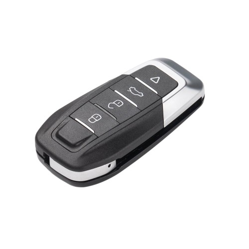 Xhorse XKFEF8EN Second Generation Universal Remote Key FA.LL Type Wired Folding Key 4 Buttons Glossy Black 5PCS