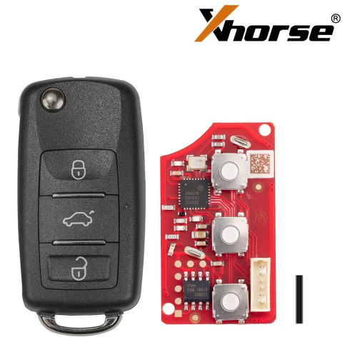 XHORSE XKB512EN Second Generation Universal Remote Key B5 Type with XT27B Super Chip 5PCS