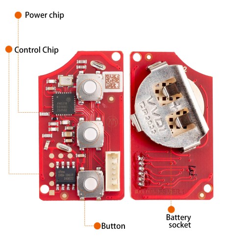 XHORSE XKB512EN Second Generation Universal Remote Key B5 Type with XT27B Super Chip 5PCS