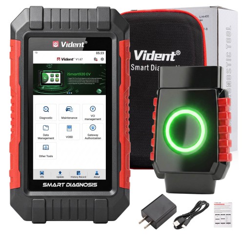 VIDENT iLink400 Max Read & Erase DTC Supports OIL, TBA/TPS. EPB, BRT, SAS,  Supports the Latest 2024 Car Models