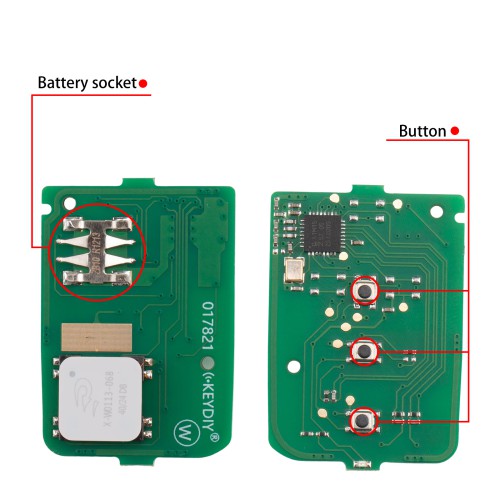 KEYDIY KD B10-2 Universal Flip Remote Key 2 Buttons for Honda Type 5PCS