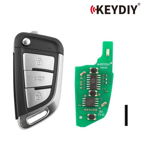 KEYDIY KD B29-3 (Metal Button) Universal Flip Remote Key 5PCS