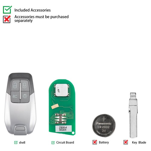 KEYDIY KD ZB06-4 Universal Smart Remote Key 4 Buttons for Alfa Romeo Type 5pcs