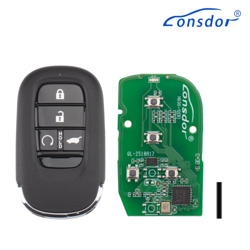 Lonsdor HD30-1C HD30 Smart Key 4 Buttons for Honda Supports ID46 ID47 ID4A