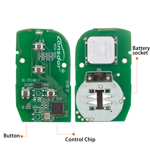 Lonsdor HD30-1C HD30 Smart Key 4 Buttons for Honda Supports ID46 ID47 ID4A