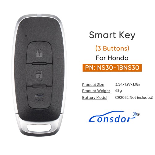 Lonsdor NS30-1BNS30 for Nissan/Infiniti Smart Key 3 Buttons Supports ID46 ID47 ID4A